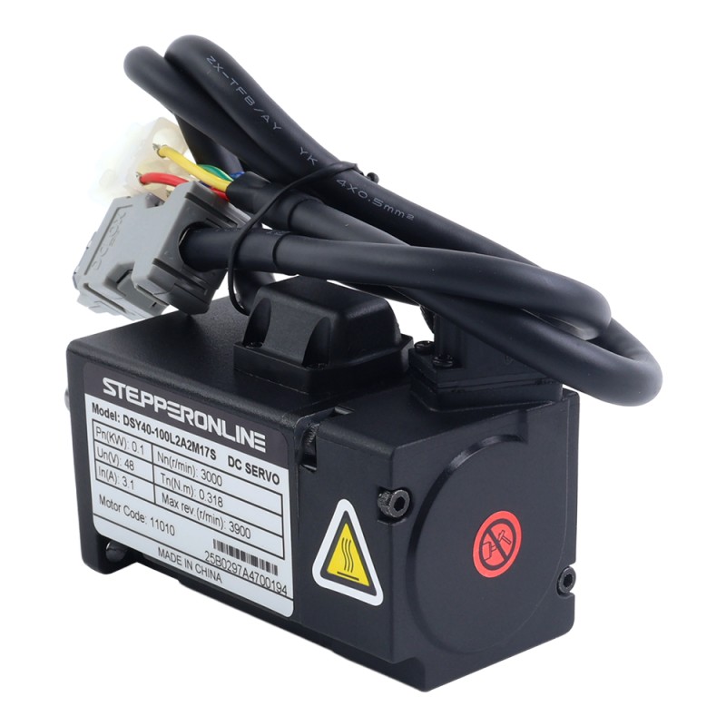 DSYシリーズ 100W CANopen DCサーボモーター 24-70VDC 0.318Nm 3000rpm 17ビットインクリメンタルエンコーダー IP65 - DSY-C100L2A2-M17S | StepperOnline DSYシリーズ 100W CANopen DCサーボモーター 24-70VDC 0.318Nm 3000rpm 17ビットインクリメンタルエンコーダー IP65 - DSY-C100L2A2-M17S | StepperOnline