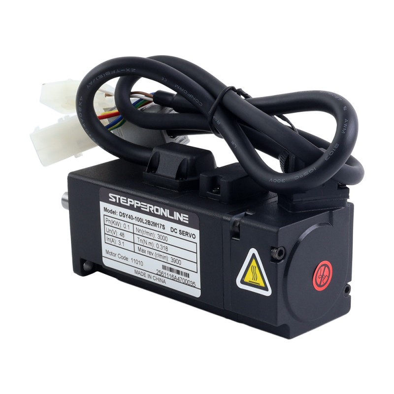 DSYシリーズ 100W CANopen DCサーボモーター 24-70VDC 0.318Nm ブレーキ付き 3000rpm 17ビットインクリメンタルエンコーダー IP65 - DSY-C100L2B2-M17S | StepperOnline DSYシリーズ 100W CANopen DCサーボモーター 24-70VDC 0.318Nm ブレーキ付き 3000rpm 17ビットインクリメンタルエンコーダー IP65 - DSY-C100L2B2-M17S | StepperOnline