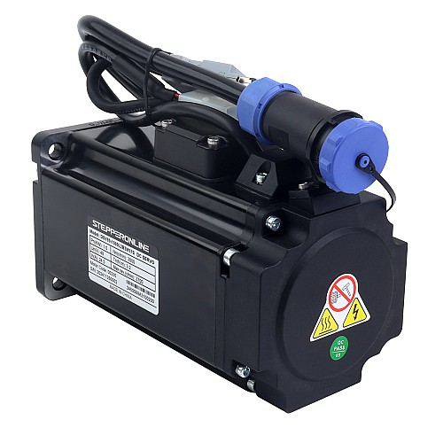 DSY シリーズ 1000W RS485 DC サーボ モーター 24-70VDC 3.20Nm ブレーキ付き 3000rpm 17 ビット インクリメンタル エンコーダー IP65 - DSY-RS1000L2B2-M17S | StepperOnline