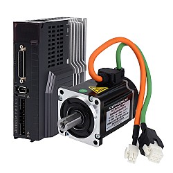 E6 シリーズ 400W  AC サーボ モーター キット 3000rpm 1.27Nm 17 ビット エンコーダー IP65