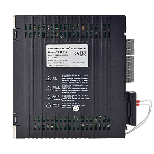 T6 シリーズ 400W AC サーボ モーター キット 3000rpm 1.27Nm 17 ビット エンコーダー IP65 - T6-RS400H2A3-M17S | StepperOnline T6 シリーズ 400W AC サーボ モーター キット 3000rpm 1.27Nm 17 ビット エンコーダー IP65
