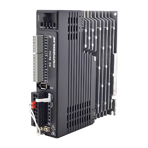 T6 シリーズ 400W AC サーボ モーター キット 3000rpm 1.27Nm 17 ビット エンコーダー IP65 - T6-RS400H2A3-M17S | StepperOnline T6 シリーズ 400W AC サーボ モーター キット 3000rpm 1.27Nm 17 ビット エンコーダー IP65
