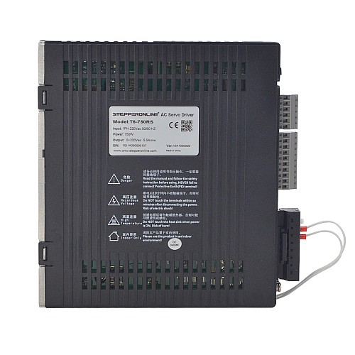 T6 シリーズ 750W AC サーボ モーター キット 3000rpm 2.39Nm 17 ビット エンコーダー IP65 - T6-RS750H2A3-M17S | StepperOnline T6 シリーズ 750W AC サーボ モーター キット 3000rpm 2.39Nm 17 ビット エンコーダー IP65