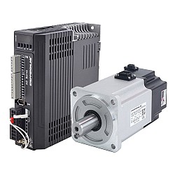 T6 シリーズ 1000W  AC サーボ モーター キット 3000rpm 3.18Nm ブレーキ付き 23 ビット エンコーダー IP67