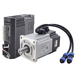 T6 シリーズ 1000W  AC サーボ モーター キット 3000rpm 3.19Nm ブレーキ付き 17 ビット エンコーダー IP65