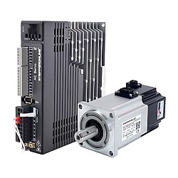T6 シリーズ 400W  AC サーボ モーター キット 3000rpm 1.27Nm ブレーキ付き 23 ビット エンコーダー IP67