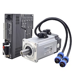 T6 シリーズ 400W  AC サーボ モーター キット 3000rpm 1.27Nm ブレーキ付き 17 ビット エンコーダー IP65