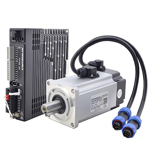 T6 シリーズ 400W  AC サーボ モーター キット 3000rpm 1.27Nm ブレーキ付き 17 ビット エンコーダー IP65