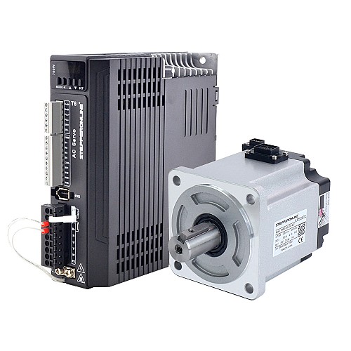 T6 シリーズ 750W  AC サーボ モーター キット 3000rpm 2.39Nm 23 ビット エンコーダー IP67
