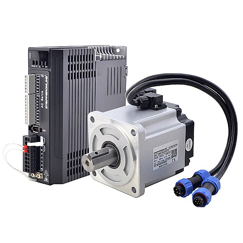 T6 シリーズ 750W AC サーボ モーター キット 3000rpm 2.39Nm 17 ビット エンコーダー IP65 - T6-RS750H2A3-M17S | StepperOnline T6 シリーズ 750W AC サーボ モーター キット 3000rpm 2.39Nm 17 ビット エンコーダー IP65