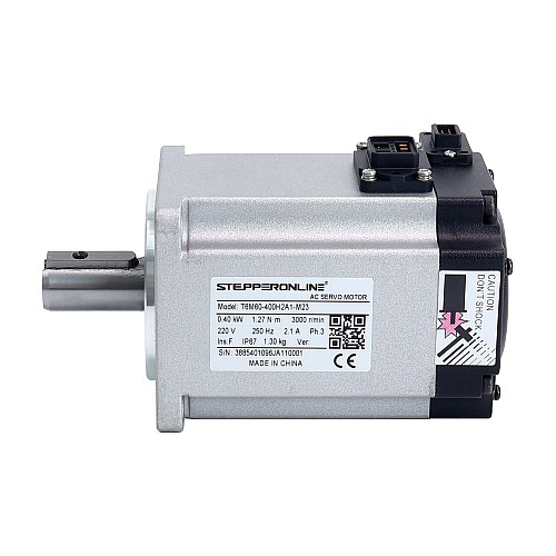 T6 シリーズ 400W  AC サーボ モーター キット 3000rpm 1.27Nm 23 ビット エンコーダー IP67
