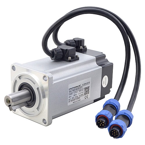 T6 シリーズ 400W  AC サーボ モーター キット 3000rpm 1.27Nm ブレーキ付き 17 ビット エンコーダー IP65