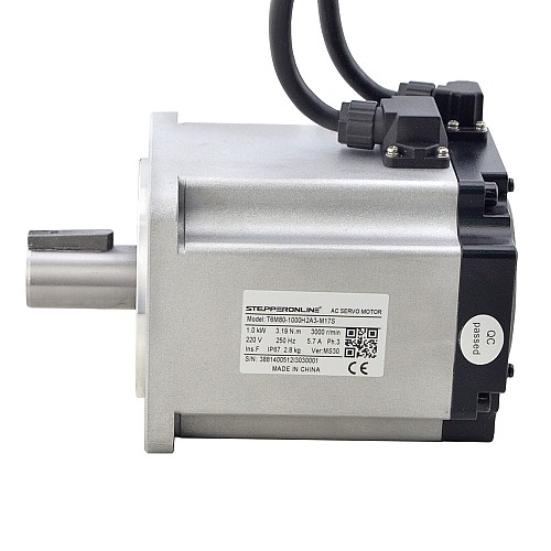 T6 シリーズ 1000W AC サーボ モーター キット 3000rpm 3.19Nm 17 ビット エンコーダー IP65 - T6-RS1000H2A3-M17S | StepperOnline T6 シリーズ 1000W AC サーボ モーター キット 3000rpm 3.19Nm 17 ビット エンコーダー IP65