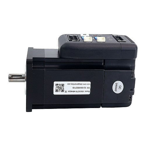 400W 統合 DC サーボ モーター 1.27Nm (179.85oz.in) 3000rpm 24-60VDC、Modbus RS485 付き - iSV2-57TR-48V400A | StepperOnline 400W 統合 DC サーボ モーター 1.27Nm (179.85oz.in) 3000rpm 24-60VDC、Modbus RS485 付き - iSV2-57TR-48V400A | StepperOnline