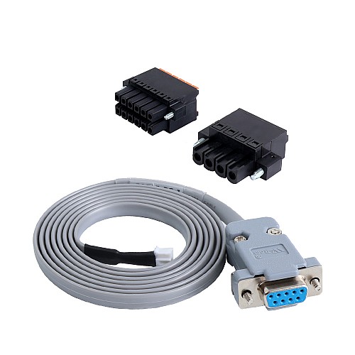 400W  統合 DC サーボ モーター 1.27Nm(179.85oz.in) 3000rpm 24-70VDC、Modbus RS485 搭載