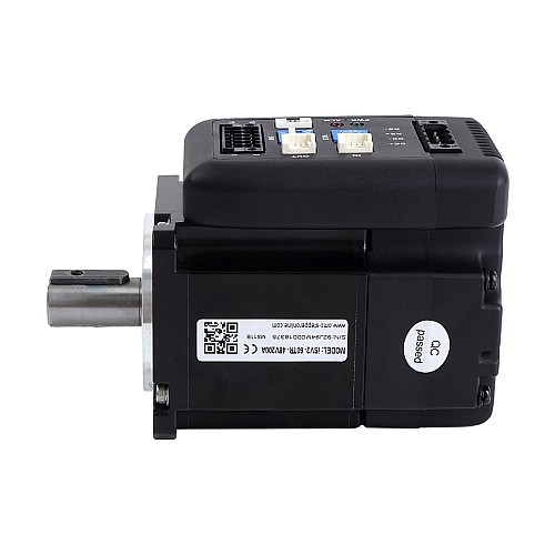 200W  統合 DC サーボ モーター 0.64Nm(90.63oz.in) 3000rpm 24-70VDC、Modbus RS485 搭載