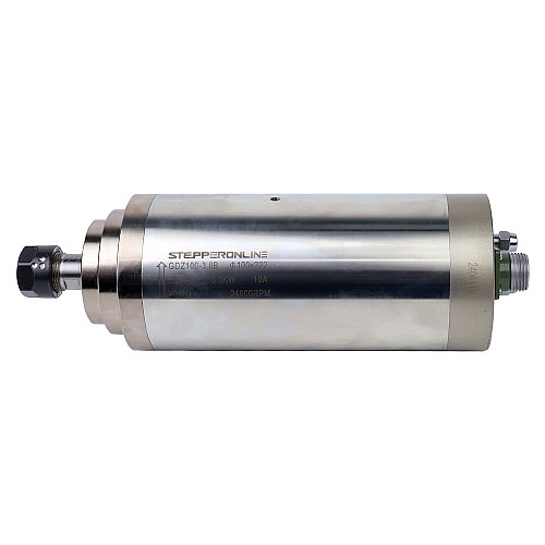 CNC スピンドル モーター水冷 220V 3.0KW 24000RPM 400Hz ER20 コレット