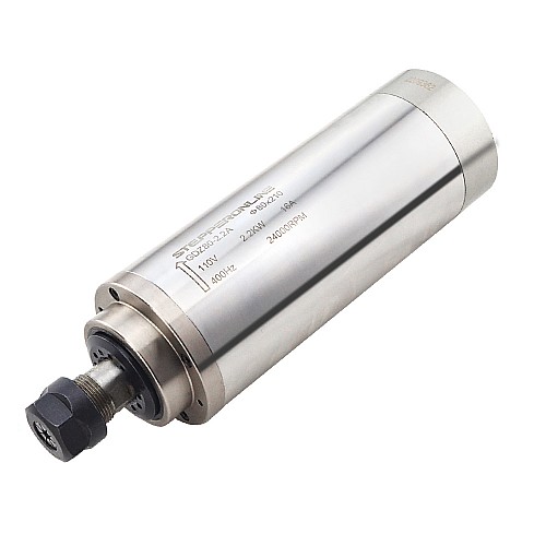 CNC スピンドル モーター水冷 110V 2.2KW 24000RPM 400Hz ER20 コレット