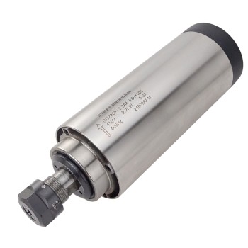 スピンドルモーター空冷110V2.2KW24000RPM400HzER20コレット木版フライス盤CNC VFDモーター110VACスピンドル4ベアリング