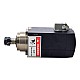 スクエアスピンドルモーター空冷110V1.5KW24000RPM400HzER20コレットCNCVFDモーター110VACスピンドル4ベアリング