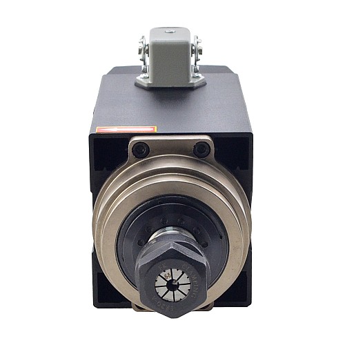 スクエアスピンドルモーター空冷110V1.5KW24000RPM400HzER20コレットCNCVFDモーター110VACスピンドル4ベアリング