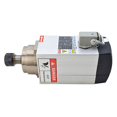 CNC スピンドル モーター空冷 220V 1.5KW 18000RPM 300Hz ER20 コレット CNC スピンドル モーター空冷 220V 1.5KW 18000RPM 300Hz ER20 コレット