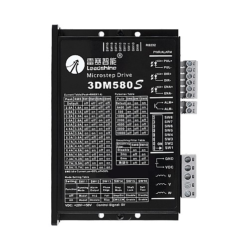 Leadshine 3 相デジタル ステッピング ドライバ 0.5-8.0A 20-50VDC Nema 17、23、24、34 ステッピング モーター用 Leadshine 3 相デジタル ステッピング ドライバ 0.5-8.0A 20-50VDC Nema 17、23、24、34 ステッピング モーター用