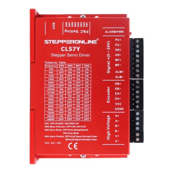 Y シリーズ クローズド ループ ステッピング ドライバ 0-7.0A 24-50VDC Nema 17、23、24 ステッピング モーター用