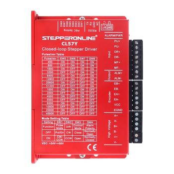 中古品 - Yシリーズ V2.0 クローズドループ ステッピングモータードライバー 0-7.0A 24-50VDC Nema 17、23、24 ステッピングモーター用