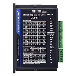 Nema 34ステッピングモーター用閉ループステッピングドライバー0-8.2A 18-80VAC/24-110VDC