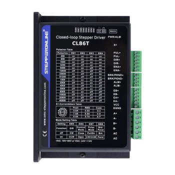 Nema 34ステッピングモーター用閉ループステッピングドライバーV4.1 0-8.0A 18-80VAC/24-110VDC