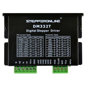 Nema 17、23ステッピングモーター用デジタルステッパードライブ1.0-3.2A 10-30VDC