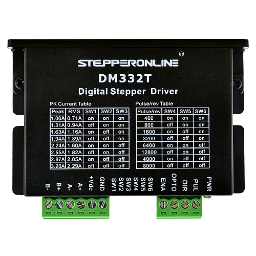 Nema 17、23ステッピングモーター用デジタルステッパードライブ1.0-3.2A 10-30VDC