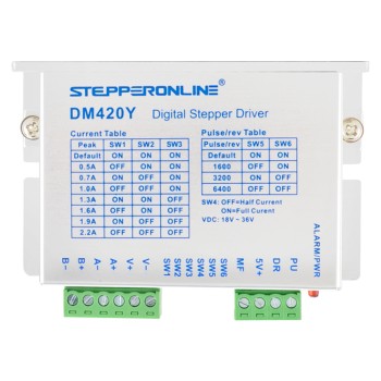 AUセール - Y シリーズ デジタル ステッピング ドライバ 0.3-2.2A DC18V-36V Nema 11, 14, 17 ステッピング モーター用