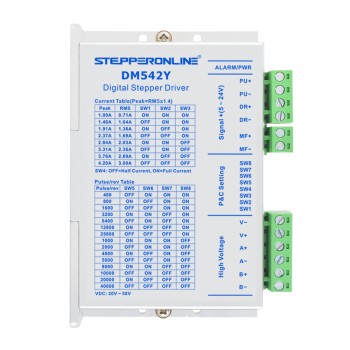 Y シリーズ デジタル ステッピング ドライバ 1.0-4.2A DC20V-50V Nema 17、23、24 ステッピング モーター用