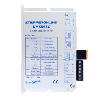 Yシリーズ EtherCAT デジタルステッピングモータードライバ 0-5.6A 24-50VDC Nema 23、24、34 ステッピングモーター用 Yシリーズ EtherCAT デジタルステッピングモータードライバ 0-5.6A 24-50VDC Nema 23、24、34 ステッピングモーター用