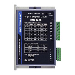 Modbus RS485 ステッピング ドライバ 2.1-8.2A 18-80VAC または 30-110VDC Nema 34 ステッピング モーター用