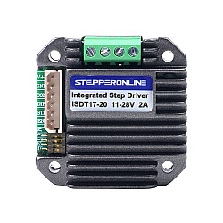 統合ステッピング モーター ドライバー 0.6 ～ 2.0A 11 ～ 28VDC 超静音バージョン NEMA 17 ステッピング モーター用