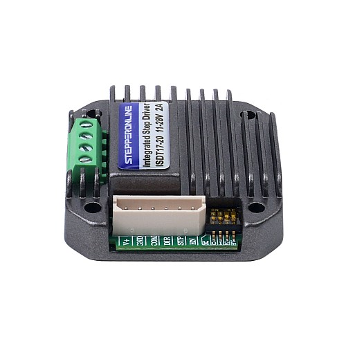 統合ステッピング モーター ドライバー 0.6 ～ 2.0A 11 ～ 28VDC 超静音バージョン NEMA 17 ステッピング モーター用 - ISDT17-20 | StepperOnline UK