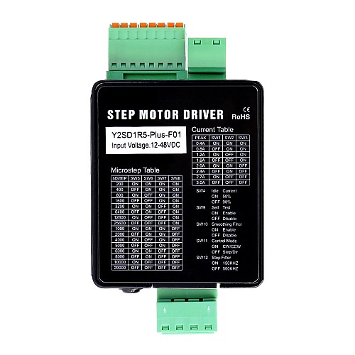 DC パルスステッピングモータードライバー 0.4-3.0A 12-48VDC アラーム機能 & I/O 制御 Nema 11、14、17、23 ステッピングモーター用 DC パルスステッピングモータードライバー 0.4-3.0A 12-48VDC アラーム機能 & I/O 制御 Nema 11、14、17、23 ステッピングモーター用