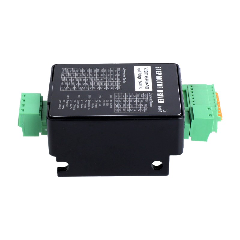 DC パルスステッピングモータードライバー 0.4-3.0A 12-48VDC アラーム機能 & I/O 制御 Nema 11、14、17、23 ステッピングモーター用