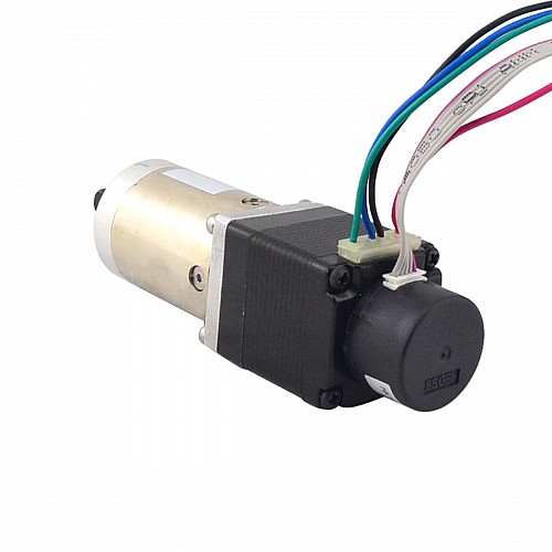 Nema11閉ループギヤードステッパーL=31mmギアRaio100:1エンコーダー300PPR Nema11閉ループギヤードステッパーL=31mmギアRaio100:1エンコーダー300PPR
