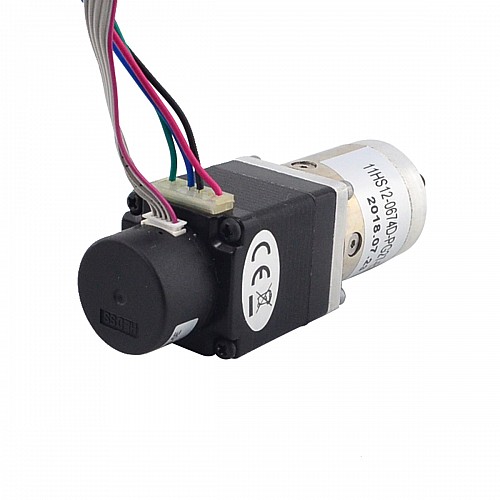 Nema11閉ループギヤードステッパーL=31mmギア比27:1エンコーダ300PPR Nema11閉ループギヤードステッパーL=31mmギア比27:1エンコーダ300PPR