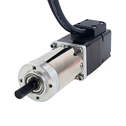 Nema 11 クローズドループ ギア付きステッパー L=32mm ギア比 100:1 エンコーダー 1000PPR(4000CPR)