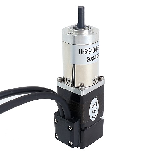 Nema 11 クローズドループ ギア付きステッパー L=32mm ギア比 100:1 エンコーダー 1000PPR(4000CPR) - 11HS12-1004D-E1000-PG100 | StepperOnline