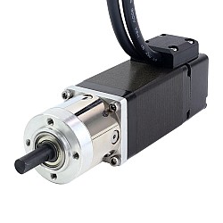 Nema 11 クローズドループ ギア付きステッパー L=51mm ギア比 5:1 エンコーダー 1000PPR(4000CPR)