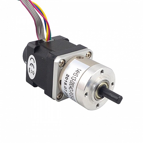 Nema14閉ループギヤードステッパーL=34mmギアRaio5:1エンコーダー300PPR Nema14閉ループギヤードステッパーL=34mmギアRaio5:1エンコーダー300PPR