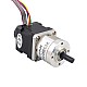 Nema14閉ループギヤードステッパーL=34mmギアRaio5:1エンコーダー300PPR Nema14閉ループギヤードステッパーL=34mmギアRaio5:1エンコーダー300PPR