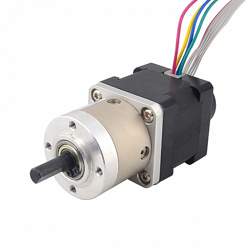 Nema14閉ループギヤードステッパーL=34mmギアRaio5:1エンコーダー300PPR Nema14閉ループギヤードステッパーL=34mmギアRaio5:1エンコーダー300PPR