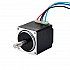 Nema 11 バイポーラ 1.8deg 7Ncm(9.91oz.in) 0.67A 28x28x33mm 4 ワイヤ